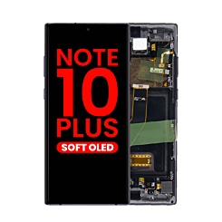 Order the OLED Assembly with Frame for Galaxy Note 10 Plus N975 in Aura Black, Aftermarket OLED.