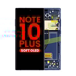 Grab the wholesale deals on the OLED Assembly with Frame for Galaxy Note 10 Plus N975 in Aura Blue, Aftermarket OLED.