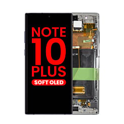 Purchase the OLED Assembly with Frame for Galaxy Note 10 Plus N975 in Aura Glow, Aftermarket OLED.