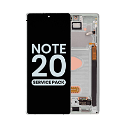 Order the OLED assembly with frame for Galaxy Note 20 N980 and N981 in Mystic Gray, service pack.
