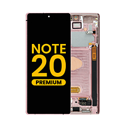 Shop the premium OLED assembly with frame for Galaxy Note 20 N980 and N981 in Mystic Bronze.
