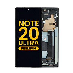 Grab the wholesale deals on the premium OLED assembly with frame for Galaxy Note 20 Ultra N985 and N986 in Mystic Black.

