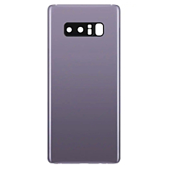 Purchase the Back Glass with Camera Lens for Galaxy Note 8 US and International Service Pack in Orchid Gray.
