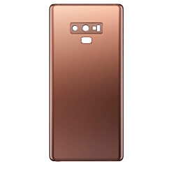 Order the Back Glass with Camera Lens and Adhesive for Galaxy Note 9 in Metallic Copper, no logo.