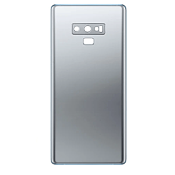 Order the Back Glass with Camera Lens and Adhesive for Galaxy Note 9 in Cloud Silver, no logo.
