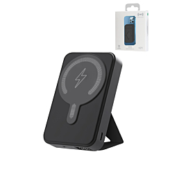 MagSafe Foldable Magnetic Power Bank (BLACK) 15W Wireless / 20W PD Power Bank with USB-C (10000 mAh) (Only Ground Shipping)