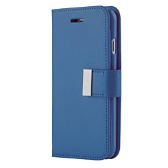 Galaxy A20E Design Wallet with Extra Pocket Case - (NAVY BLUE) (Only Ground Shipping)