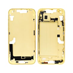 Back Housing Frame with Small Parts Pre-Installed for iPhone 14 Plus (YELLOW) (OEM Pull A Grade)
