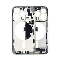 Housing Frame with Small Parts Pre-Installed for iPhone 15 Pro (NATURAL TITANIUM) (International) (OEM Pull A Grade)