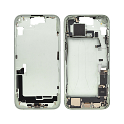 Back Housing Frame with Charging Port Flex & Small Parts for iPhone 15 Plus (GREEN) (OEM Pull A Grade)