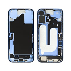 Back Housing Frame with Charging Port Flex & Small Parts for iPhone 16 Plus (ULTRAMARINE) (International) (OEM Pull A Grade)
