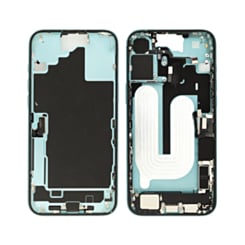 Back Housing Frame with Charging Port Flex & Small Parts for iPhone 16 Plus (TEAL) (International) (OEM Pull A Grade)