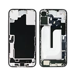 Back Housing Frame with Charging Port Flex & Small Parts for iPhone 16 Plus (WHITE) (International) (OEM Pull A Grade)