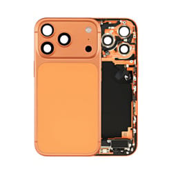 Back Housing Frame with Charging Port Flex & Small Parts for iPhone 17 Pro (DEEP BLUE) (US Version) (OEM Pull A Grade)