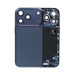 Back Housing Frame with Small Components Pre-Installed for iPhone 17 Pro (DEEP BLUE) (US Version) (OEM Pull A Grade)
