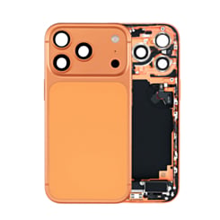 Back Housing Frame with Charging Port Flex & Small Parts for iPhone 17 Pro (COSMIC ORANGE) (International) (OEM Pull A Grade)