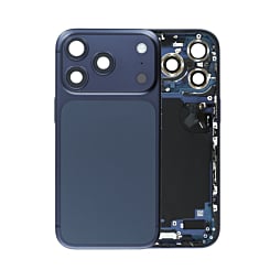 Back Housing Frame with Small Components Pre-Installed for iPhone 17 Pro (DEEP BLUE) (International Version) (OEM Pull A Grade)
