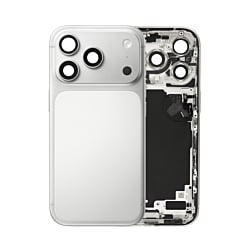Back Housing Frame with Small Components Pre-Installed for iPhone 17 Pro (SILVER) (International Version) (OEM Pull A Grade)