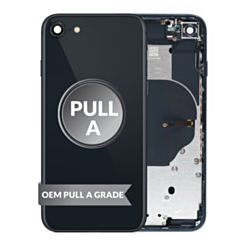 Buy the black back housing with small parts for iPhone SE 2020 – OEM pull A grade.