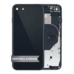 Buy the black back housing with small parts for iPhone SE 2020 – OEM pull A grade.