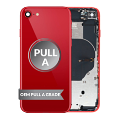 Shop the red back housing with small parts for iPhone SE 2020 – OEM pull A grade.
