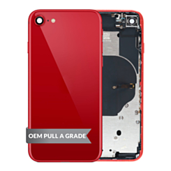 Shop the red back housing with small parts for iPhone SE 2020 – OEM pull A grade.