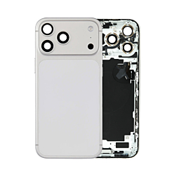 Back Housing Frame with Small Components Pre-Installed for iPhone 17 Pro Max (SILVER) (International Version) (OEM Pull B Grade)