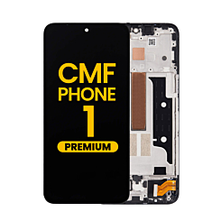 OLED Assembly with Frame for Nothing CMF Phone 1 (BLACK) (Premium)