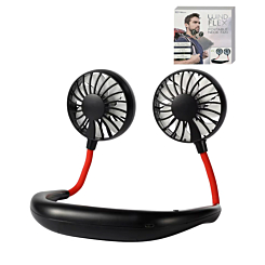 WINDFLEX Portable Neck Fan - BLACK (Only Ground Shipping)