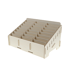 Wooden Mobile Phone Storage Box (24 Slots) (Only Ground Shipping)