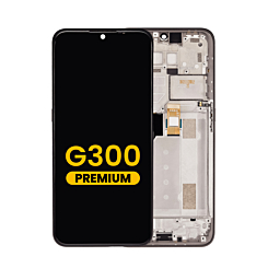 LCD Assembly with Frame for Nokia G300 (METEOR GRAY) (Premium)