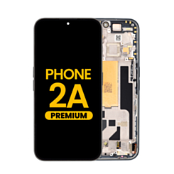 OLED Assembly with Frame for Nothing Phone 2A (BLACK) (Premium)