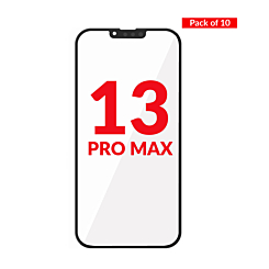 Front Glass with OCA (Pack of 10) for iPhone 13 Pro Max (Premium)