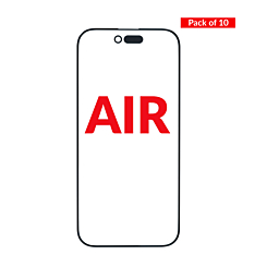 Front Glass with OCA (Pack of 10) for iPhone Air (Premium)