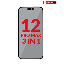 3in1 (Front Glass + Polarizer Film + OCA) for iPhone 12 Pro Max (Premium)