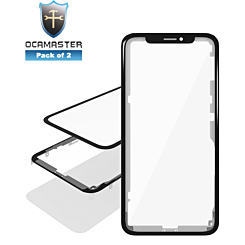 Buy the iPhone XR OCA Master with Front Glass, Frame, and OCA Pre-Installed, 3 in 1, pack of 2.