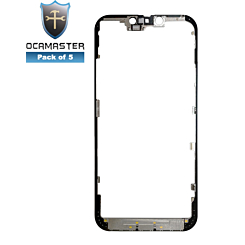 Grab the wholesale deals on the iPhone 14 Plus OCA Master metal frame — pack of 5.
