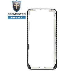 Order the pack of 5 OCA Master metal frames for iPhone XS Max.