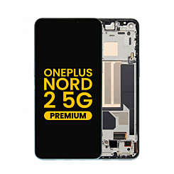 OLED Assembly with Frame for OnePlus Nord 2 5G (GREEN WOOD) (Premium)