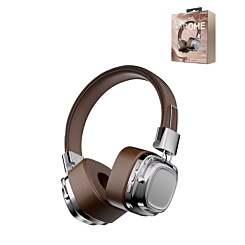 CHROME On-Ear Wireless Headphones - BROWN (Only Ground Shipping)