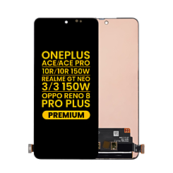 OLED Assembly without Frame OnePlus Ace / Ace Pro / 10R / 10R 150W / Realme GT Neo 3 / Realme GT Neo 3 150W / Oppo Reno8 Pro Plus (ALL COLORS) (Premium)