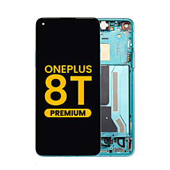 OLED Assembly with Frame for OnePlus 8T (AQUAMARINE GREEN) (Premium)