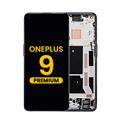 OLED Assembly with Frame for OnePlus 9 (ASTRAL BLACK) (INTERNATIONAL Version) (Premium)