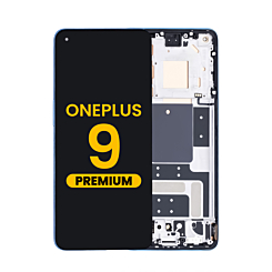 OLED Assembly with Frame for OnePlus 9 (BLUE) (US Version) (Premium)