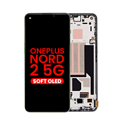 OLED Assembly with Frame for OnePlus Nord 2 5G (GREEN WOOD) (Aftermarket OLED)