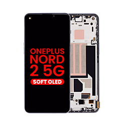 OLED Assembly with Frame for OnePlus Nord 2 5G (GRAY SIERRA) (Aftermarket OLED)