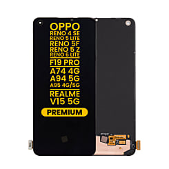 OLED Assembly without Frame for OPPO Reno 4 SE / Reno 5 Lite / Reno 5F / Reno 5 Z / Reno 6 Lite / F19 Pro / A74 4G / A94 5G / A95 4G / A95 5G / Realme V15 5G (04 Version) (Premium)