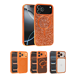 Orange Protective Cases for iPhone 17 Pro Max