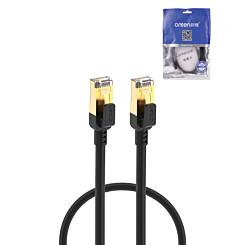 Onten CAT8 Ethernet Cable (BLACK) (3ft) (Only Ground Shipping)