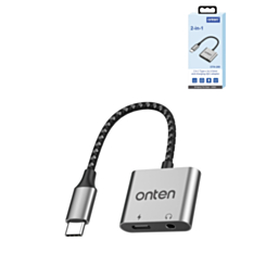 Onten 2in1 USB C to VGA Adapter (Only Ground Shipping)